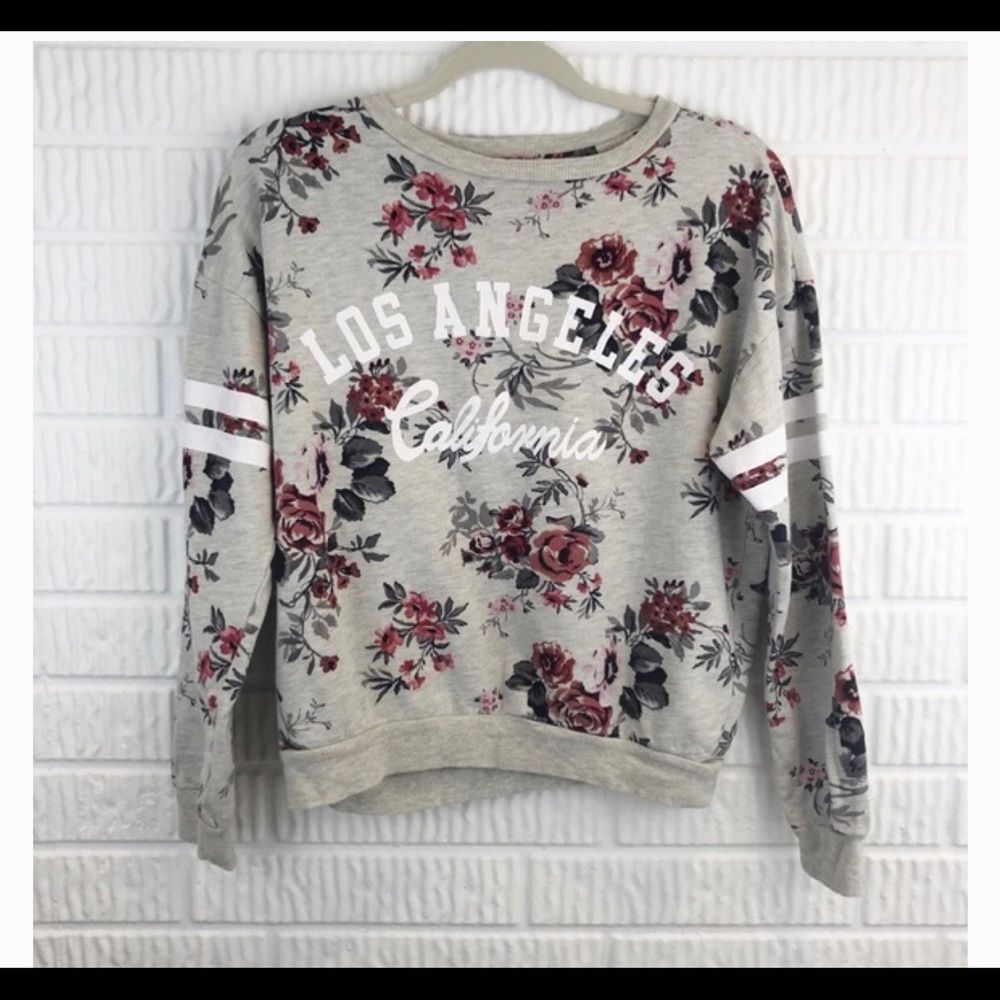 Woman Los Angeles California Sweatshirt iris